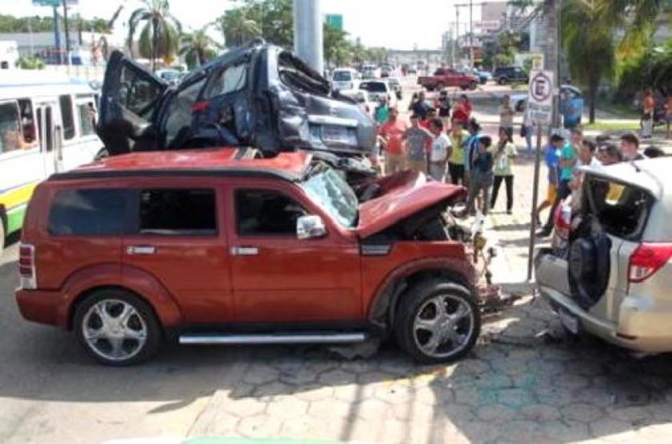 Difunden vídeo del accidente protagonizado por un menor de edad en Santa Cruz
