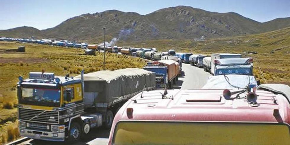 Transporte pesado pierde $us 36 millones