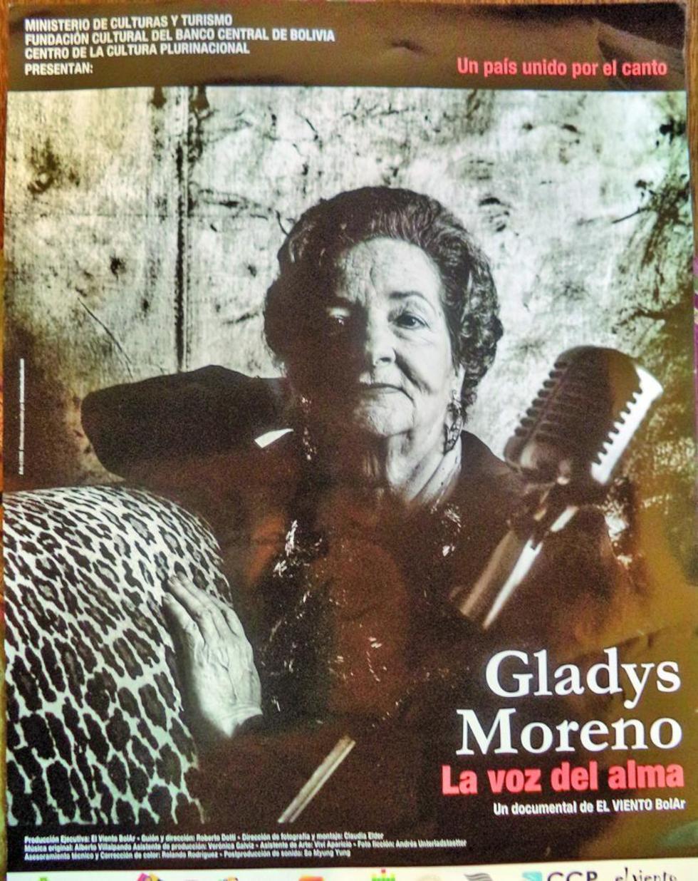 Hoy estrenan documental de artista Gladys Moreno