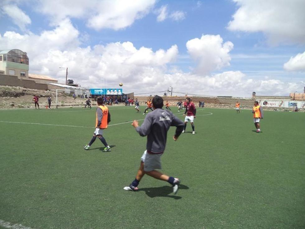 La banda roja entrenará hoy en su cancha
