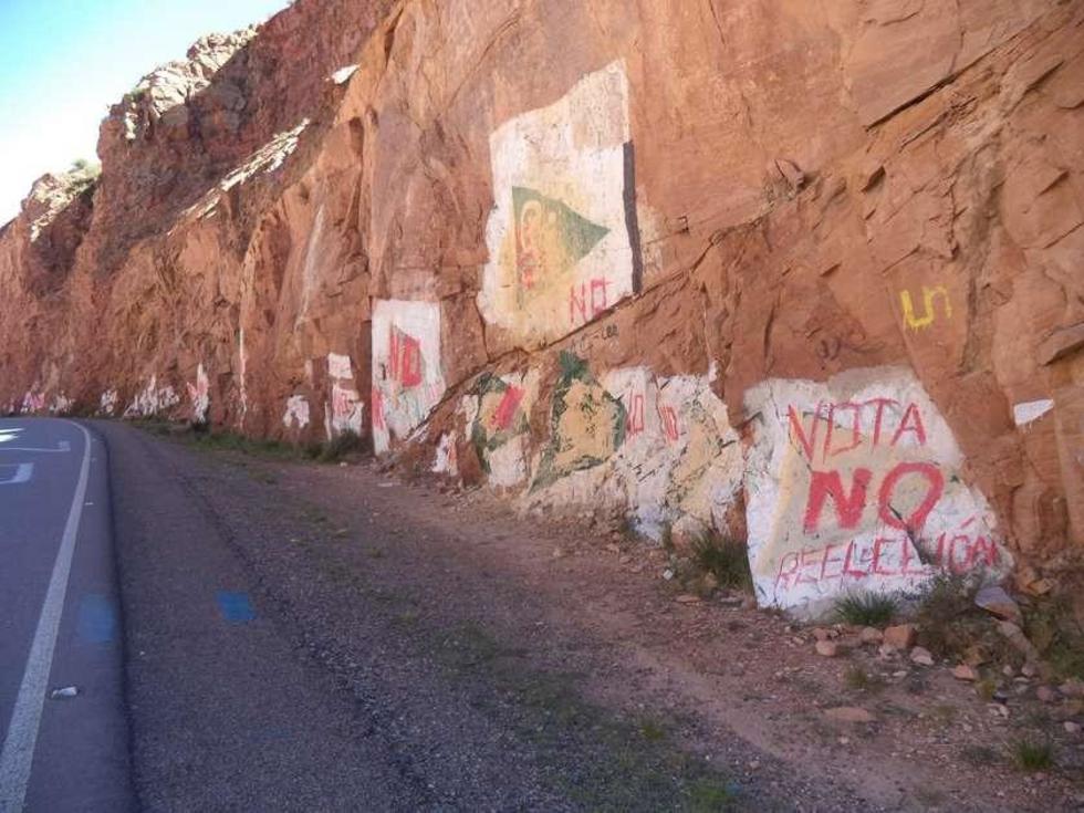 Continúa el daño a un sitio patrimonial