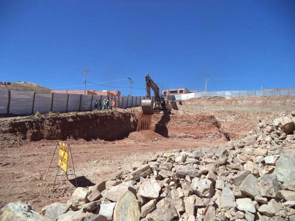 La próxima semana acaba el movimiento de tierras del nuevo hospital 