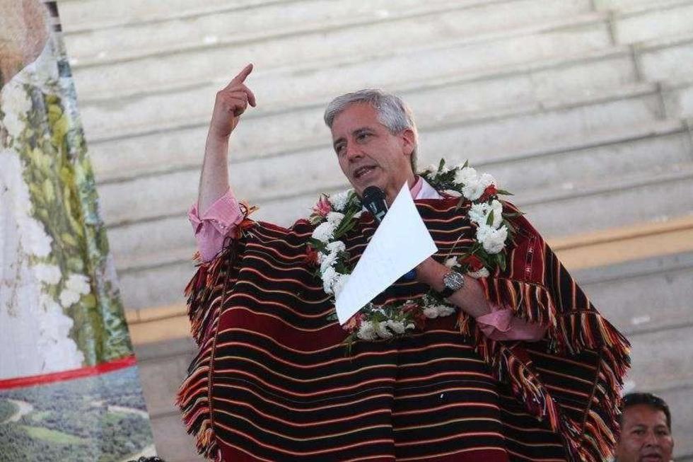 Vicepresidente exigió a Aramayo aprobar más proyectos del Fondo