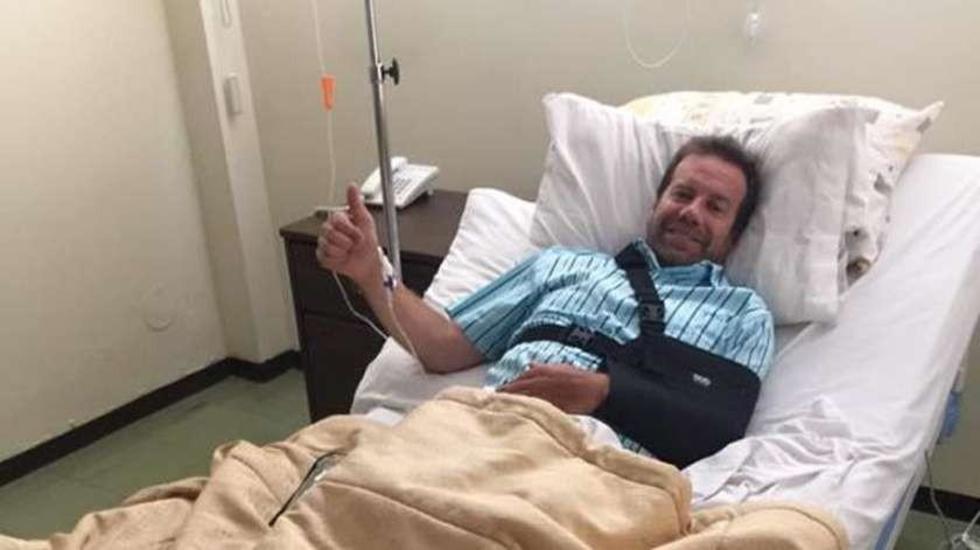 Nosiglia se rompe seis costillas en un accidente
