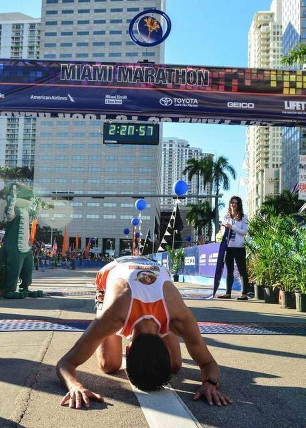 Slimani logra su segunda victoria en el maratón de Miami 