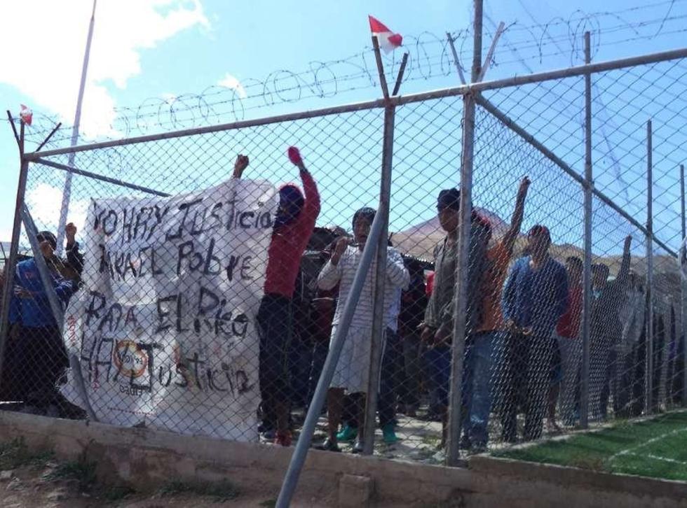 Continúa la medida de protesta en la cárcel de Cantumarca