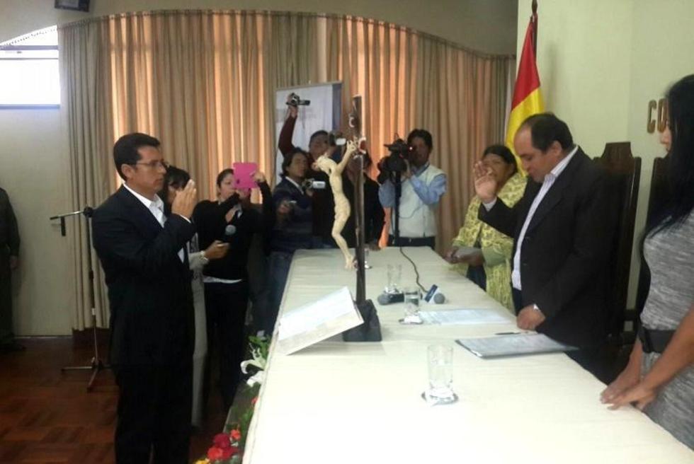 Posesionan a Wilber Choque como nuevo presidente del Consejo de la Magistratura 