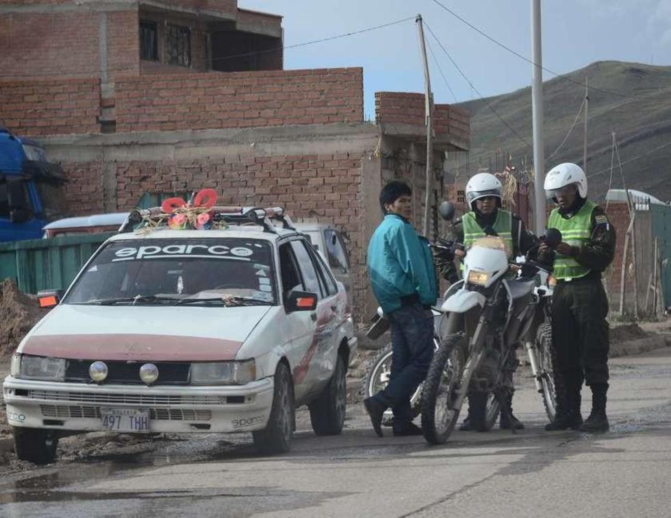 Infractores pagarán multas de 414 y 8.280 Bolivianos