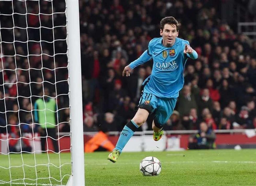 Messi marca el gol 10.000 del Barcelona