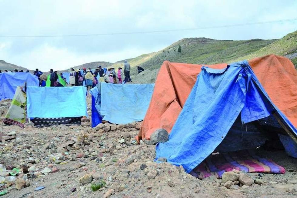 Vecinos advierten con usar  la fuerza por asentamiento