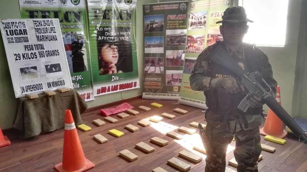 Policía antinarcóticos se incauta droga valorada en 3.000 dólares en Potosí