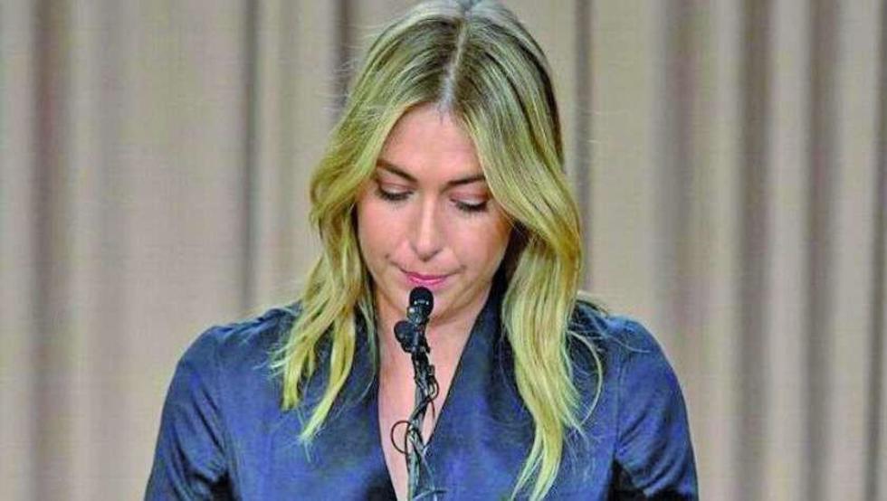 Sharapova da positivo en control antidopaje