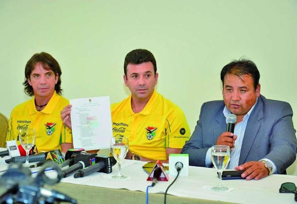 Baldivieso convoca a 34 jugadores para eliminatorias 