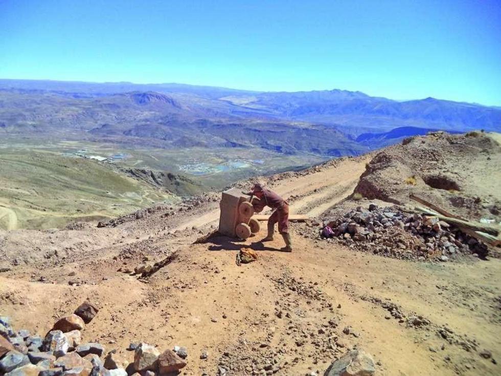 Baja la presencia de mineros cooperativistas en el cerro