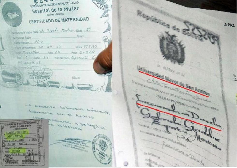 Vice: Evo fue engañado porque el certificado de su hijo es falso