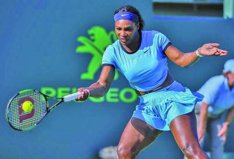 Serena Williams gana sin brillo en Miami a la kazaja Diyas