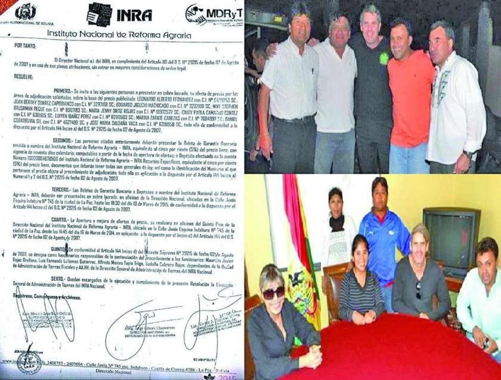 Denuncian que el INRA ofreció tierra para los jugadores de Morales 