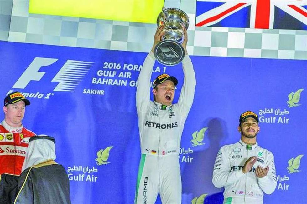 Rosberg gana el GP de Baréin