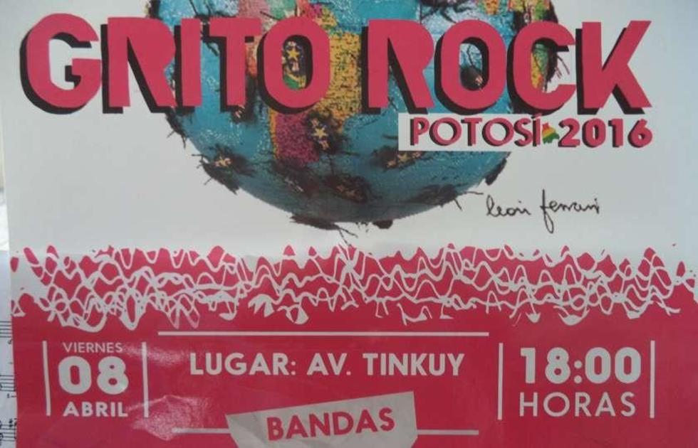 Esta noche se vivirá el Grito Rock de Potosí
