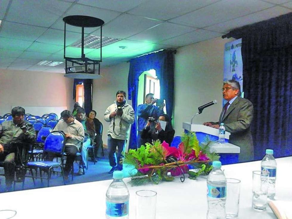 Gerente de Aapos refirió a proyectos "estrella" en su rendición de cuentas