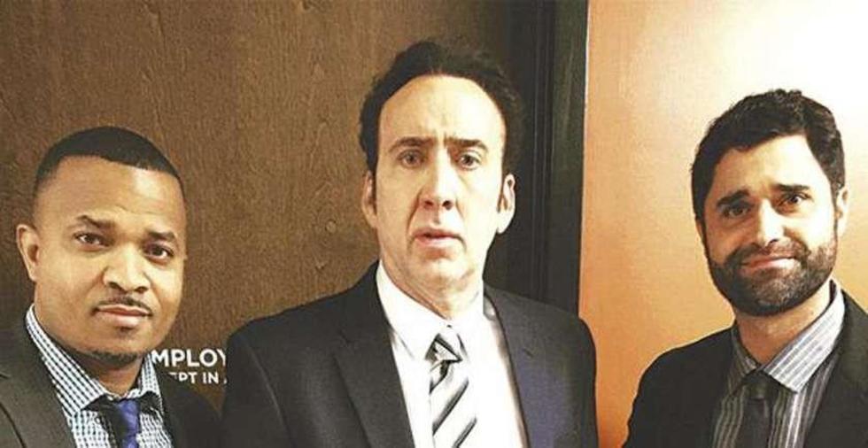 Un boliviano actúa con Nicolás Cage