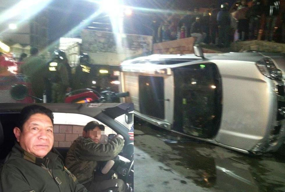 Coronel Hinojosa es suspendido del cargo y la Fiscalía investiga accidente 