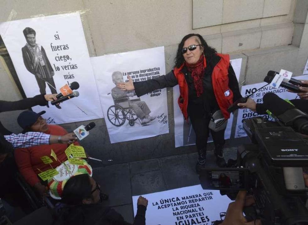 Crece apoyo a la movilización de las personas discapacitadas 