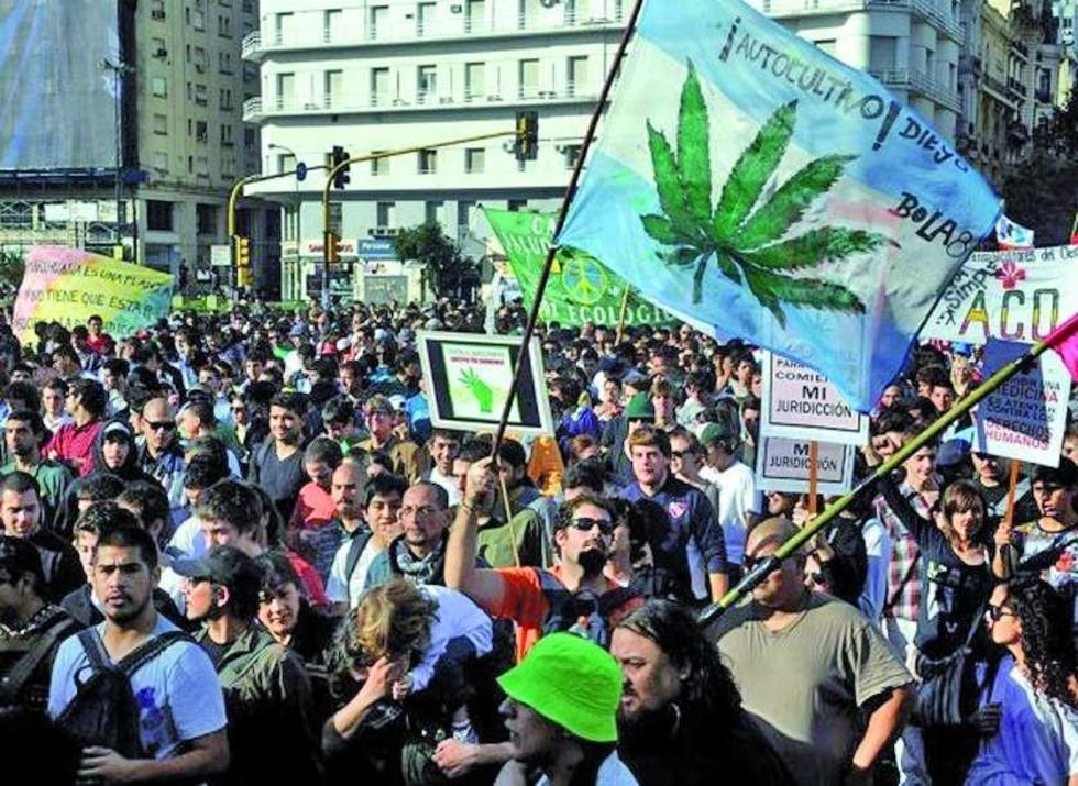 Miles van marchar por la Marihuana