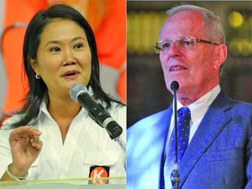 Fujimori y Kuczynski recaban apoyo para romper igualdad