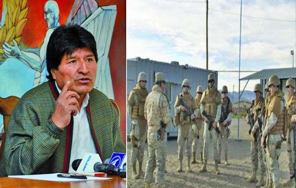 Evo dice que instalación de base militar chilena es una agresión 
