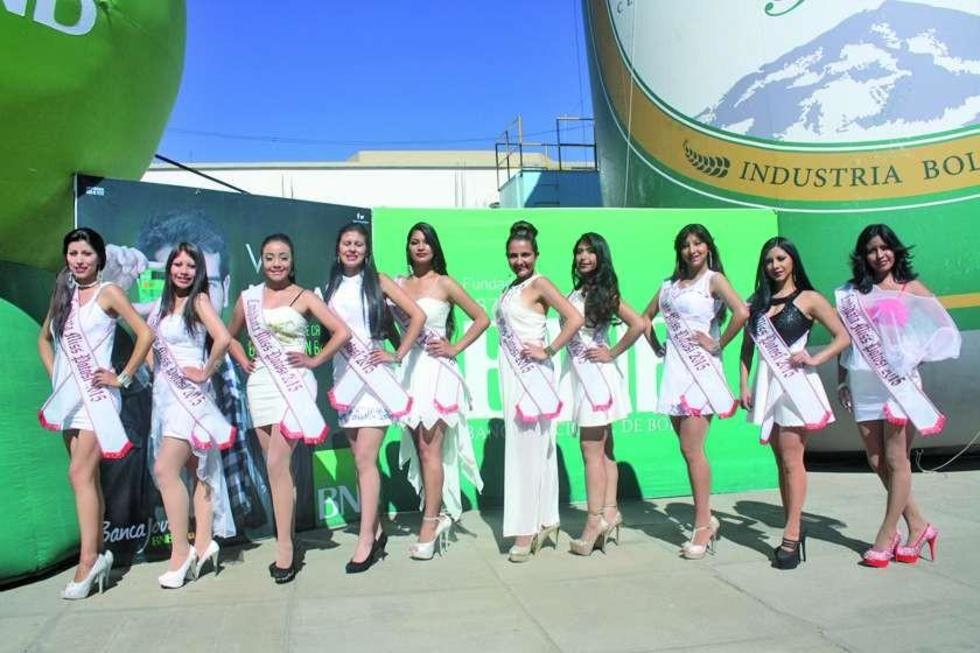 Presentan candidatas a Miss Potosí 2016