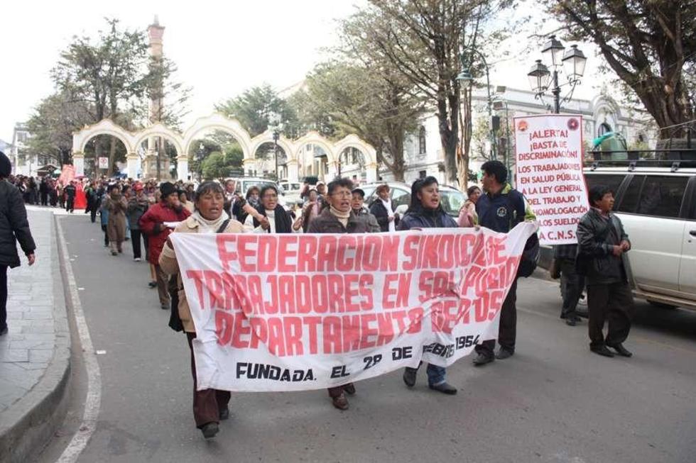 Trabajadores en Salud acatarán hoy un paro de 24 horas