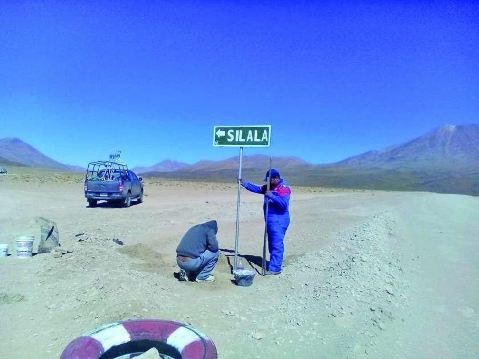 Gobernación potosina consolida señalización en camino al Silala