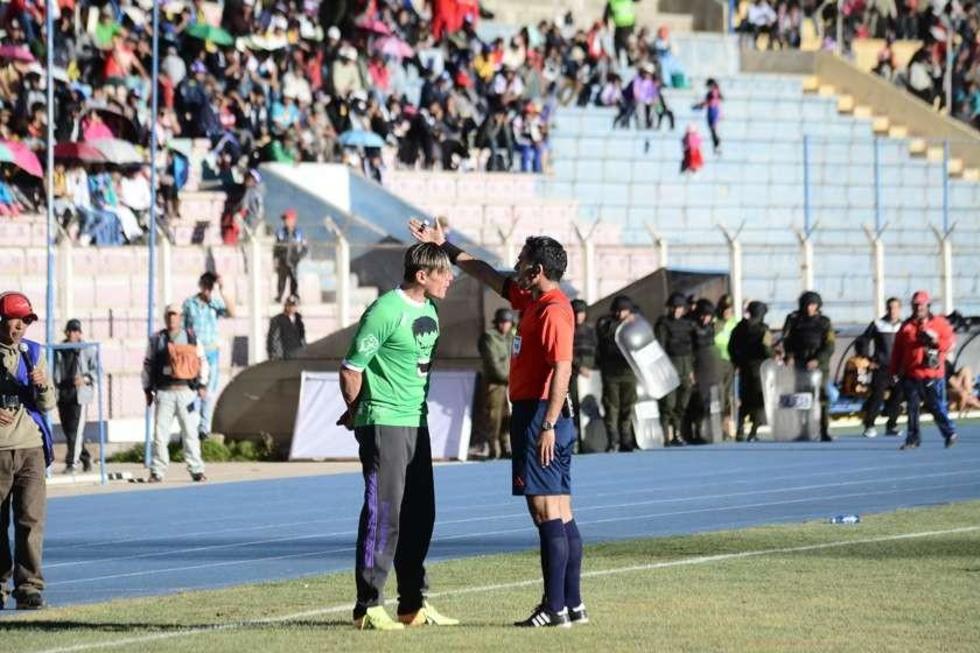 Dirigentes anuncian un proceso a la terna arbitral  