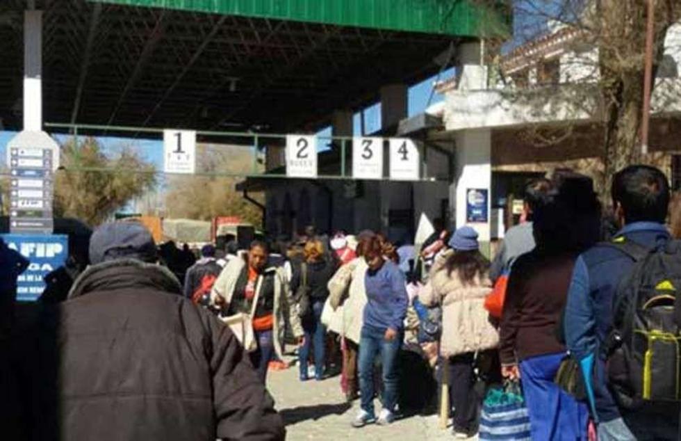 Villazón se declara en emergencia debido a la tarjeta vecinal fronteriza