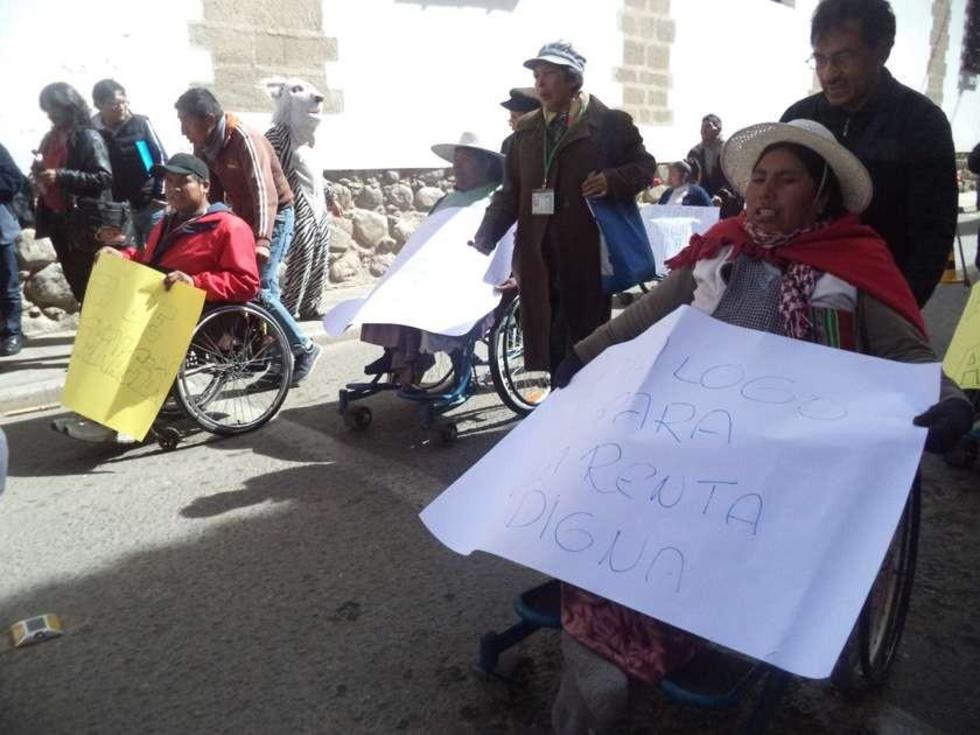 Discapacitados bloquearán el centro citadino