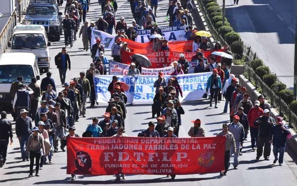 COB alista una masiva marcha contra el DS de cierre de Enatex