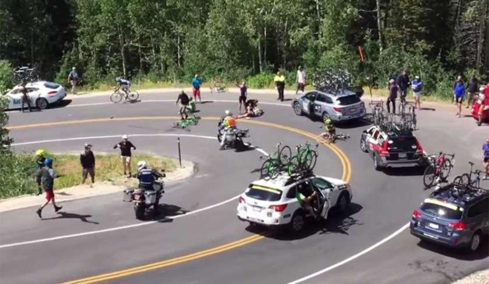 Se suspende la Vuelta Ciclista a Bélgica por accidente