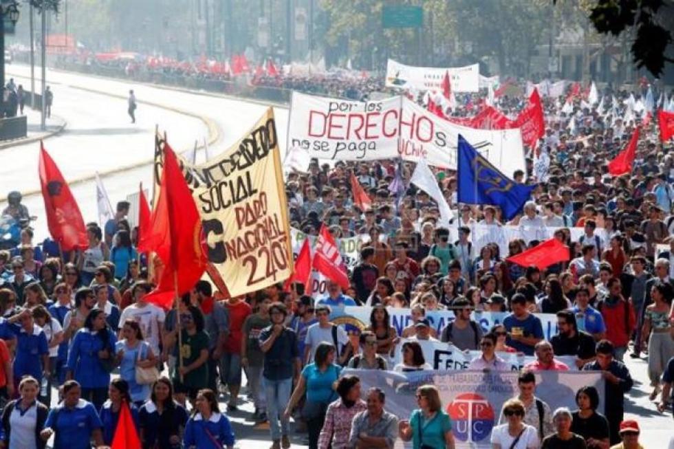 Chile: Sindicatos confirman paro nacional para este martes