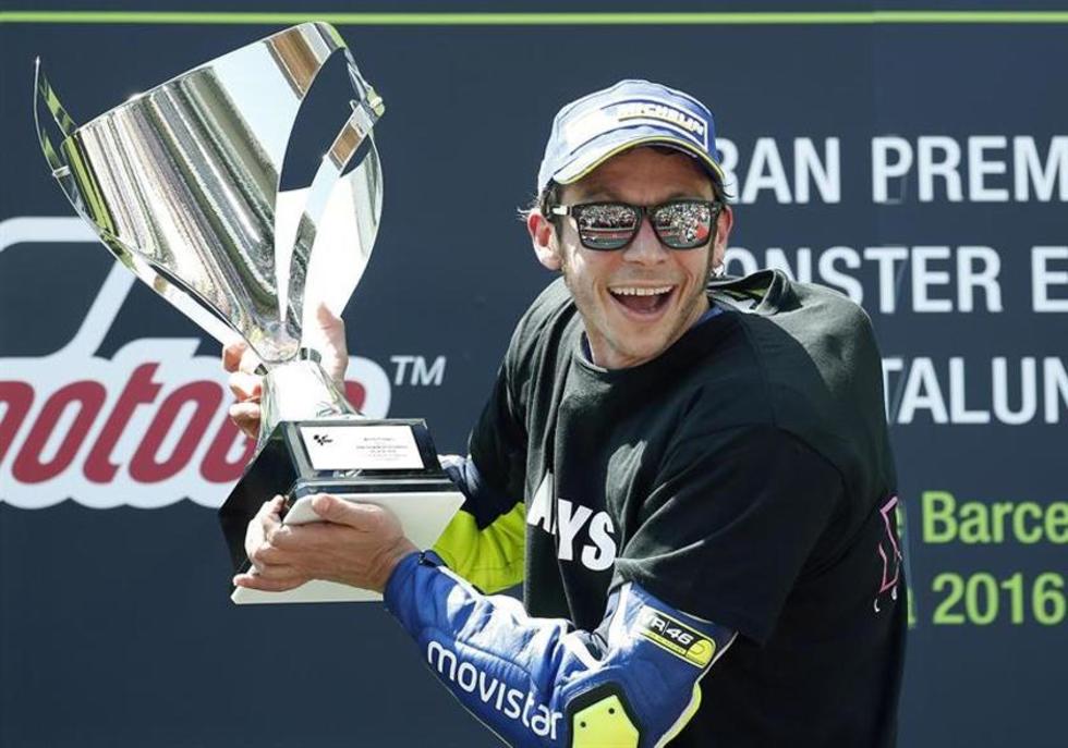 Valentino Rossi gana el Gran Premio de Cataluña