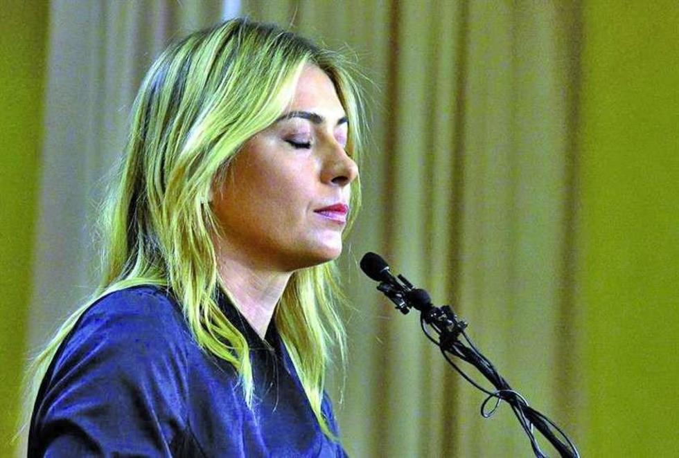 Sharapova es suspendida por dos años