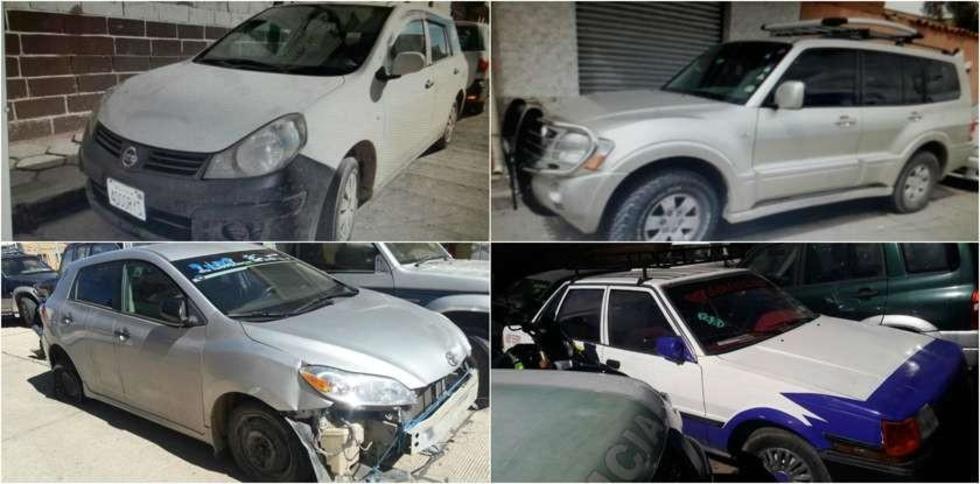 Funcionarios de Diprove recuperan cuatro vehículos robados en distritos