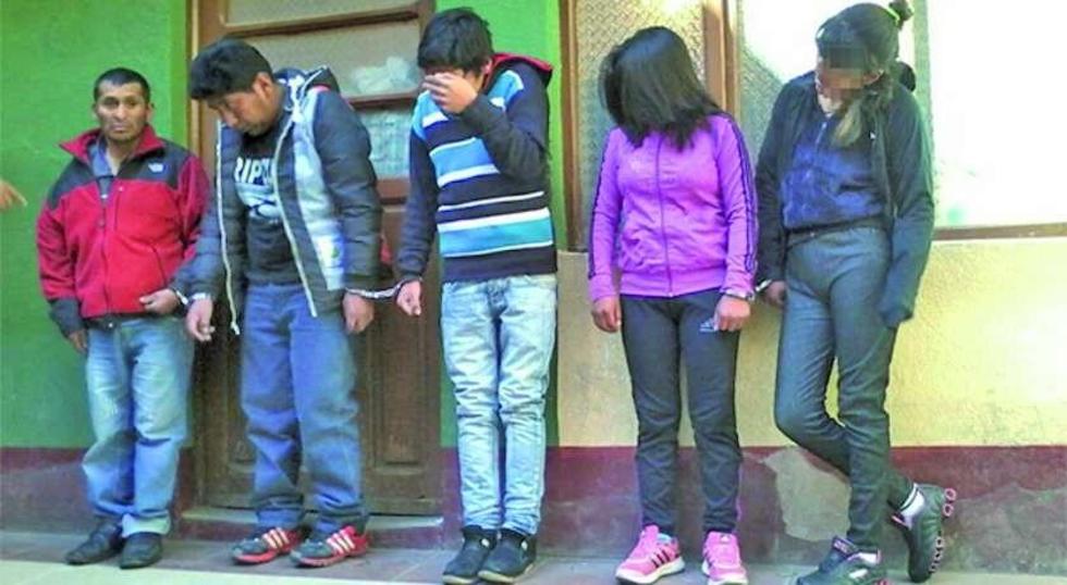 Cae grupo delincuencial tras asaltar a una mujer en la ciudad de El Alto