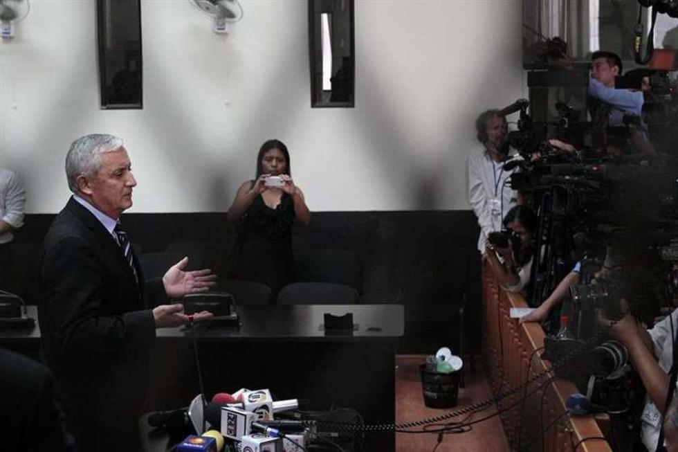 Imputan a expresidente de Guatemala por delito de saqueo al Estado