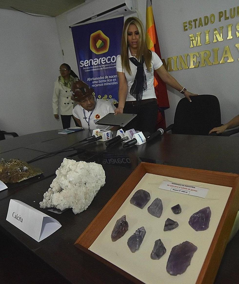 Por regalías mineras el Estado percibió Bs 295,6 millones de enero a mayo