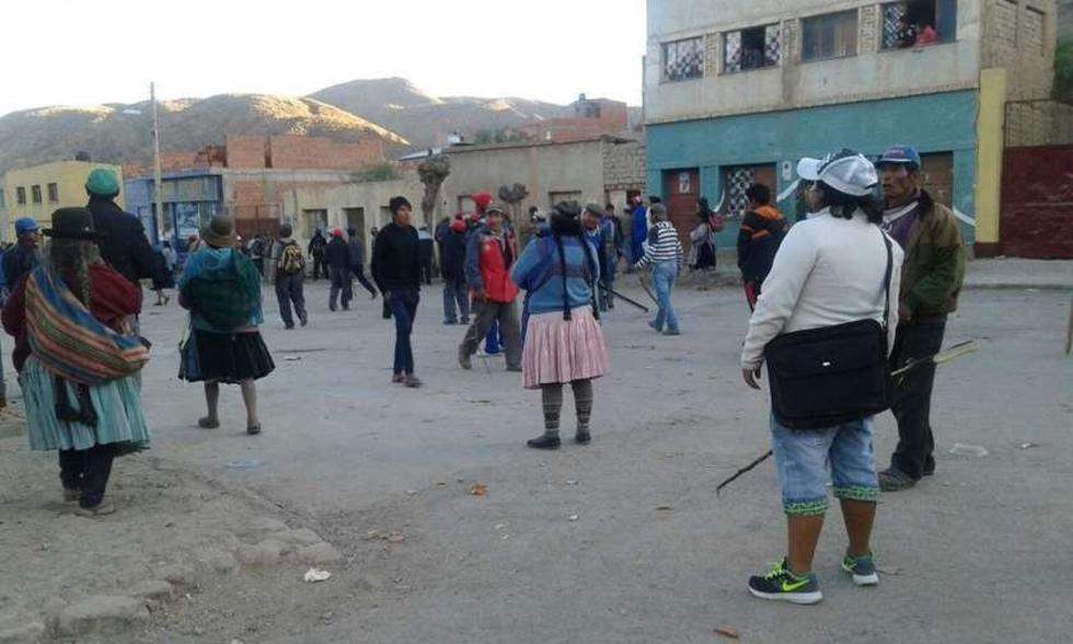 Se mantiene el clima de tensión en el municipio de Cotagaita