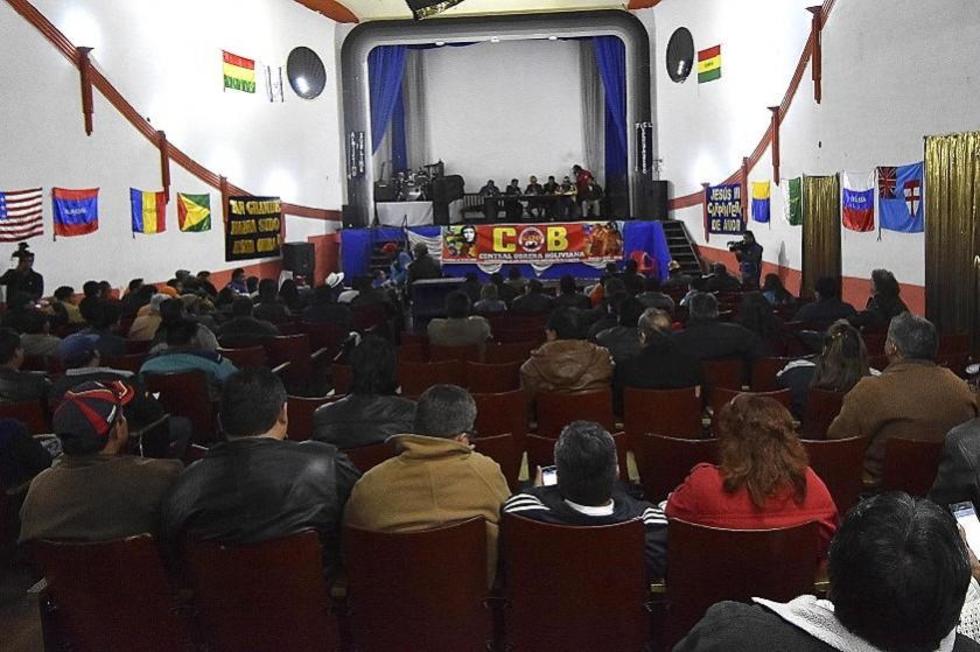 La COB ratifica paro nacional de 72 horas desde el miércoles