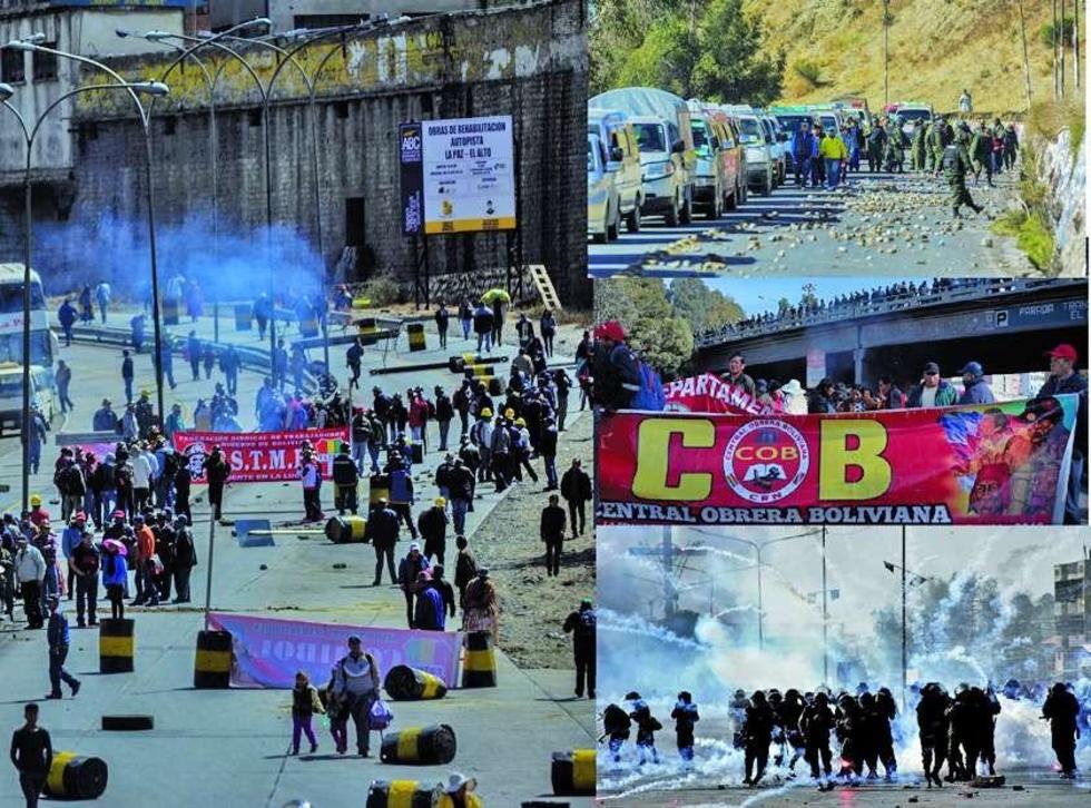 COB cumple paro y analizará este sábado si va al indefinido