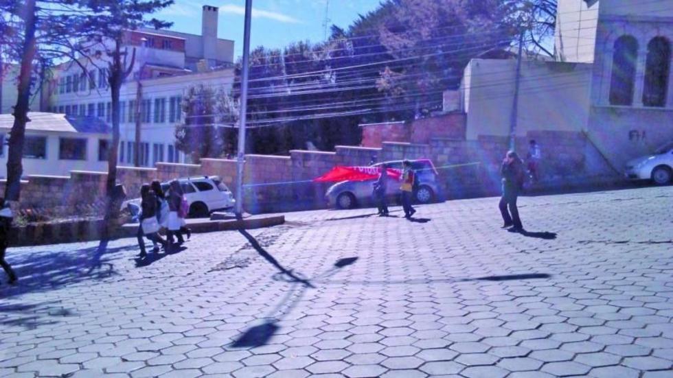 El paro del magisterio alcanza al 45 % en la ciudad de Potosí