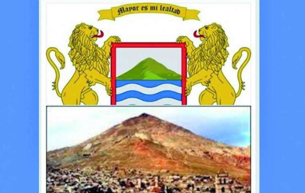 El escudo de Arica lleva el Cerro Rico